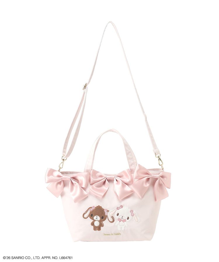 PSL Maison de FLEUR Sanrio characters Sugarbunnies Voluminous Ribbon Tote Bag 2026 Japan Limited NEW