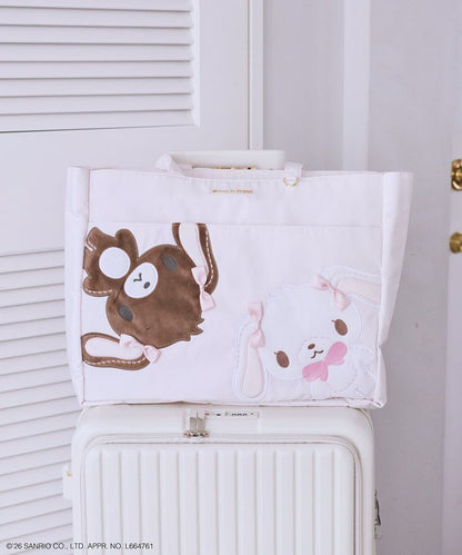 PSL Maison de FLEUR Sanrio characters Sugarbunnies Carry-on Tote Bag 2026 Japan Limited NEW