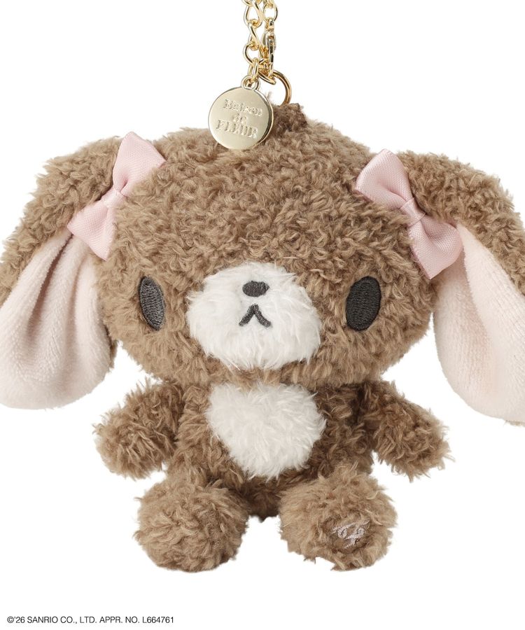 PSL Maison de FLEUR Sanrio characters Sugarbunnies Light Brown Plush Charm 2026 Japan Limited NEW