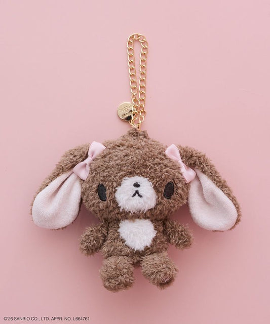 PSL Maison de FLEUR Sanrio characters Sugarbunnies Light Brown Plush Charm 2026 Japan Limited NEW