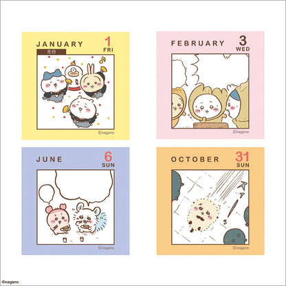 2027 Chiikawa Miniature Daily Tear-Off Calendar Art Print Japan Japanese Style