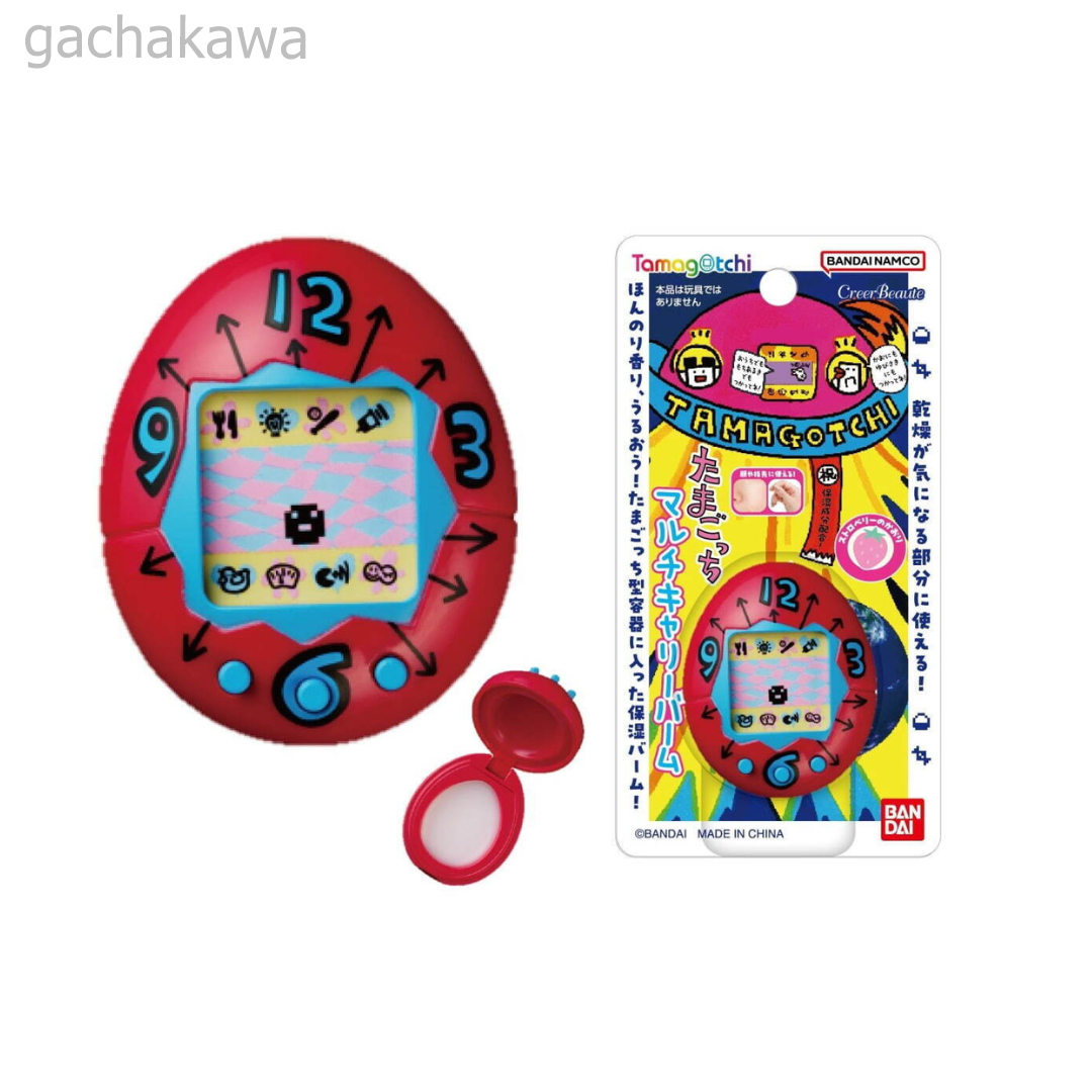 PSL Tamagotchi Multi Carry Balm Lip balm Chap Stick Shodai Red 2024 BANDAI