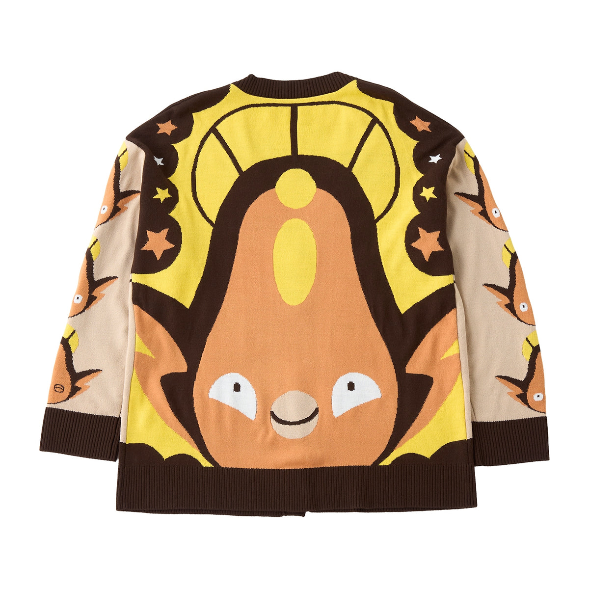 Pokemon Center Stunfisk Christmas Knit Cardigan Sweater M size 2026 Japan