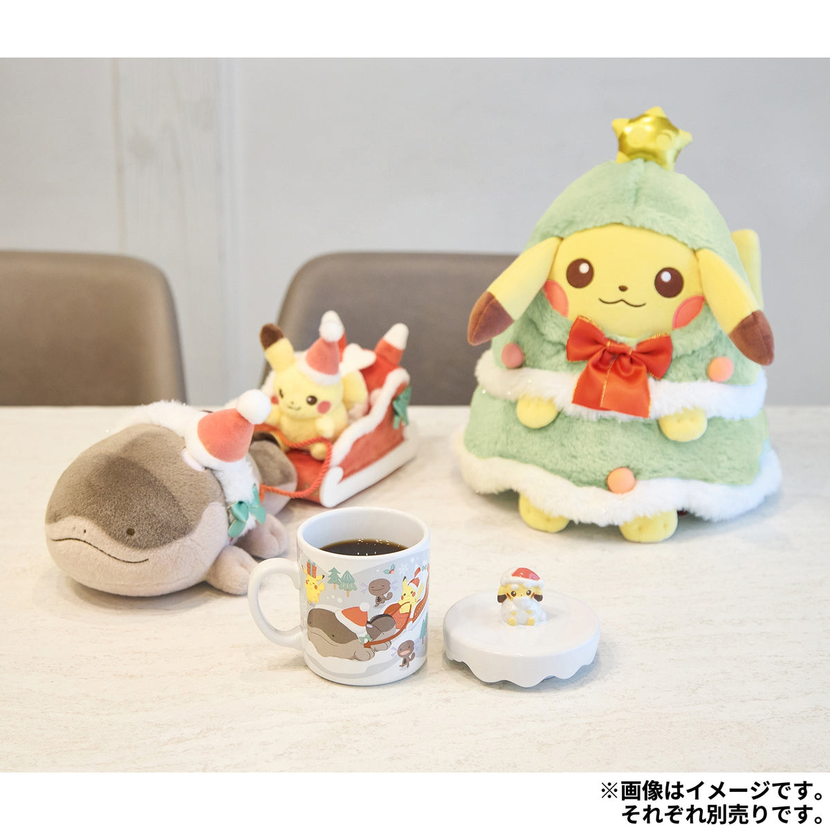 Pokemon Center 2026 Christmas Holiday Mug With A Lid JAPAN