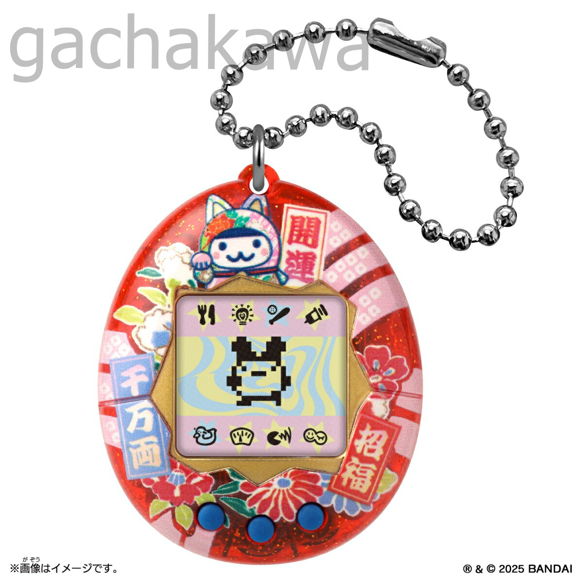 PSL Original Tamagotchi JAPAN Edition 2025 Lucky Cat inspired by Edo Kimekomi Doll Set of 2 types