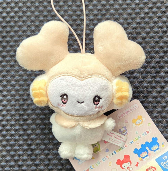 TWICE LOVELYS SANRIO CHARACTERS Mascot Plush Toy 11cm All 9 Types