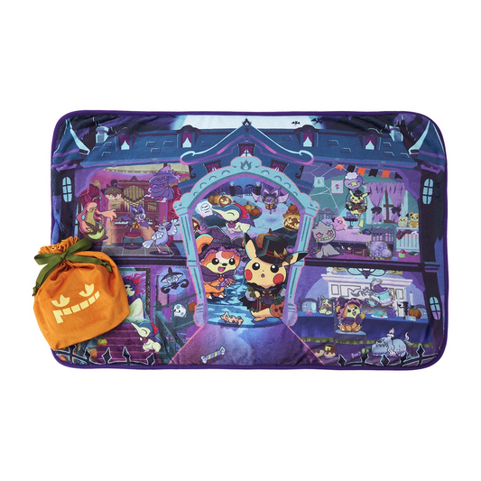 Blanket with Pouch Halloween Ghost Chateau Pokemon Center Original