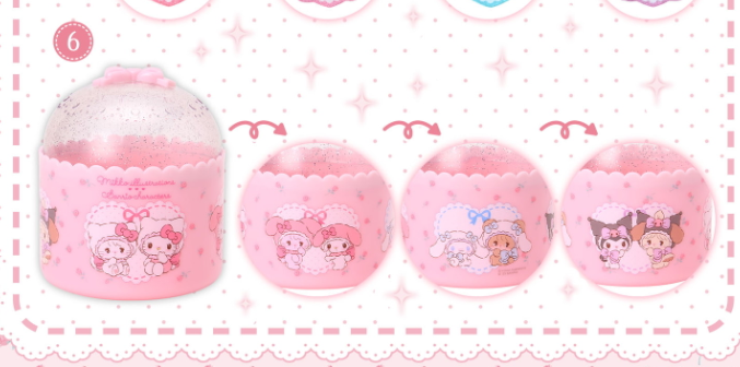PSL mikko illustrations Sanrio Characters Cotton box Accessory Case