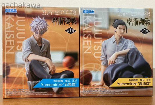Jujutsu Kaisen Yumemirize Figure Satoru Gojo Suguru Geto Set SEGA New Japan