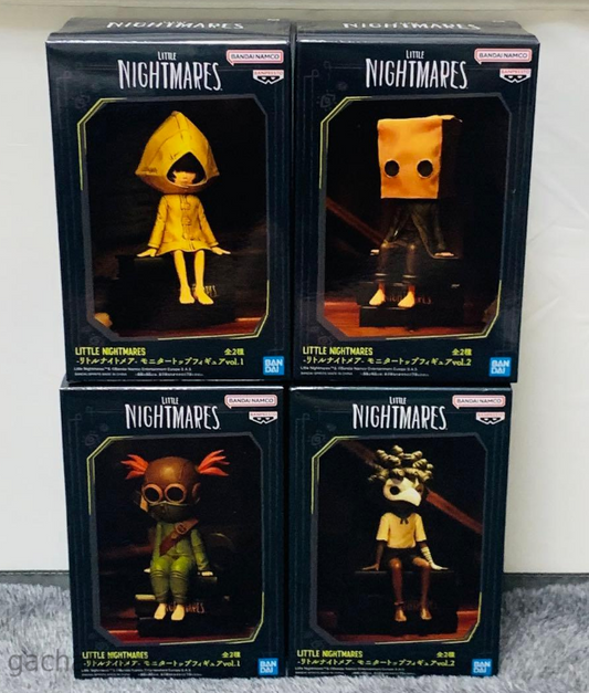 LITTLE NIGHTMARES Monitor Top Figure vol.1 vol.2 Six Alone Mono Low Set of 4 New