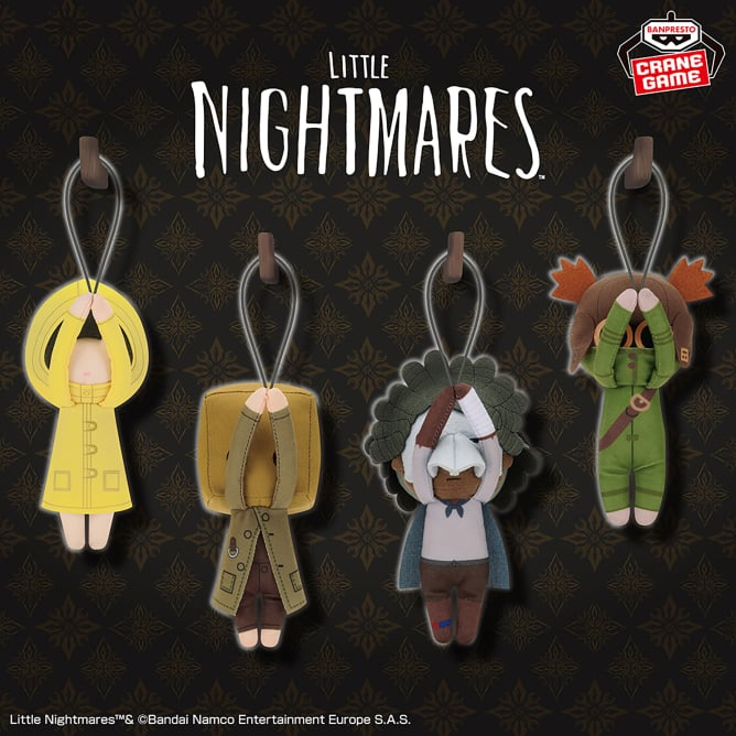 Little Nightmares Plush Complete Set of 4 BANPRESTO 14cm NEW
