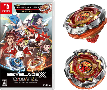 CX-00 Leonfang T4-60A Red Ver. Beyblade X EVOBATTLE Soft Beyblade Set 2025