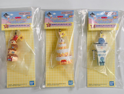 Ichiban kuji Tamagotchi Puchi Puchi Omisetchi Figure Marker All 3 set E prize