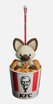 PSL Monster HunterPSL  Wilds x KFC Game Serial Code Barrel AIROU & Hunting Item set