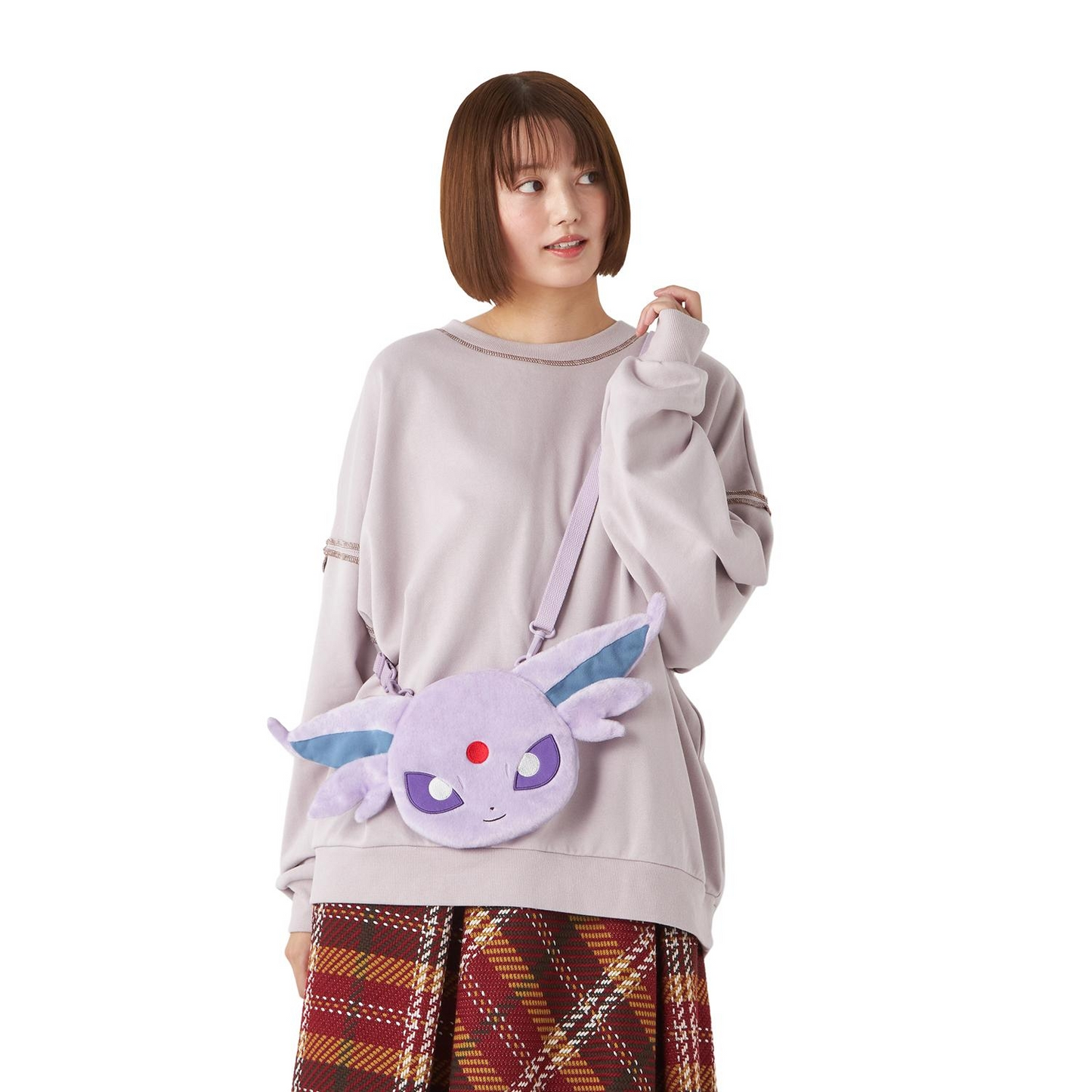 Pokemon Center Original Eevee Collection Espeon Face Pochette Shoulder Bag