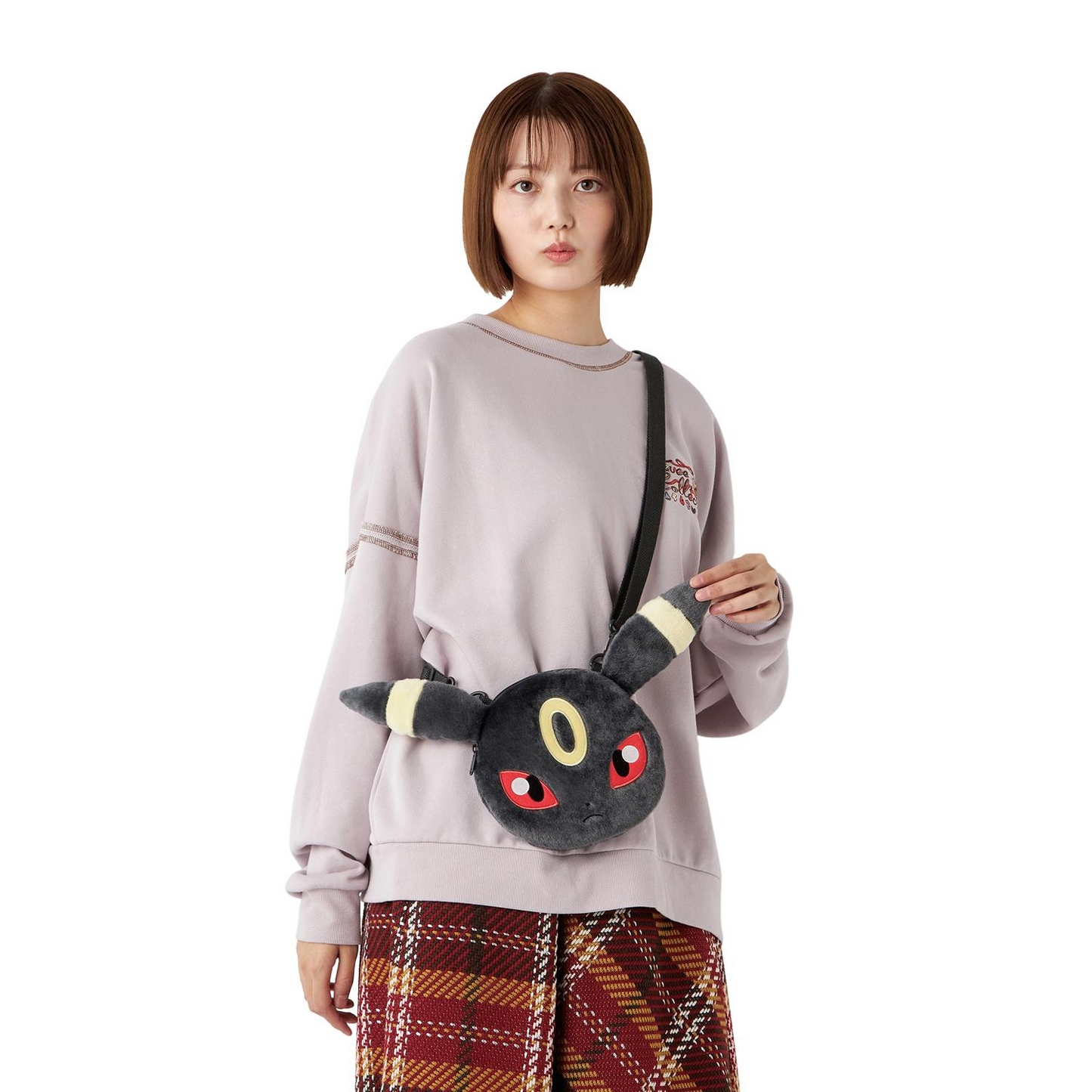 Pokemon Center Original Eevee Collection Umbreon Face Pochette Shoulder Bag