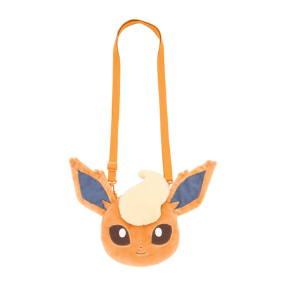 Pokemon Center Original Eevee Collection Flareon Face Pochette Shoulder Bag