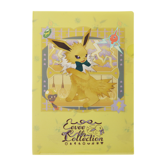 Pokemon Center Original Eevee Collection Jolteon A4 Clear File