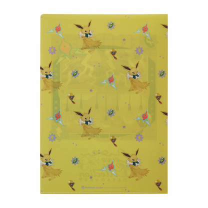 Pokemon Center Original Eevee Collection Jolteon A4 Clear File