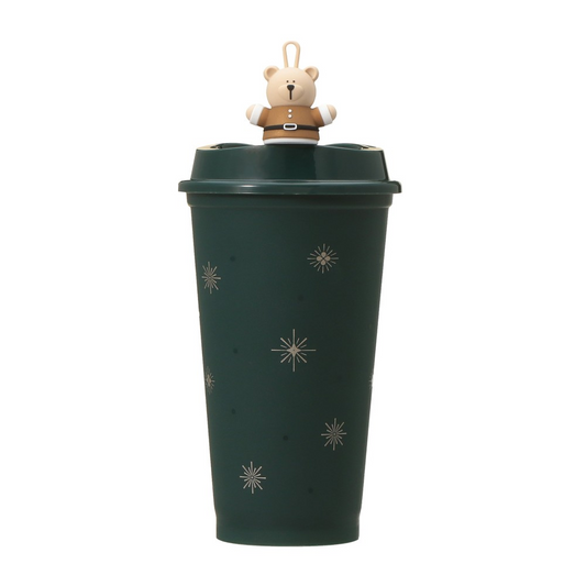 Starbucks Japan Holiday 2025 Santa Claus Reusable Cup and Bearista Hole Stopper