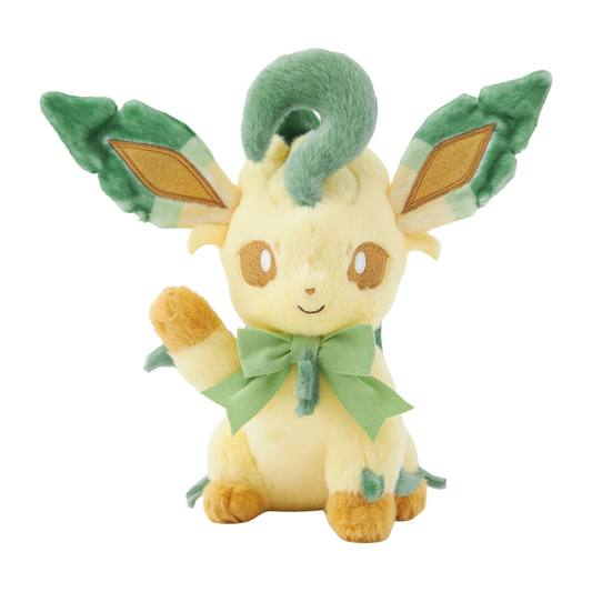 Pokemon Center Original Eevee Collection Leafeon Plush Toy 18cm