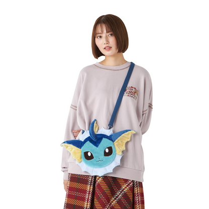 Pokemon Center Original Eevee Collection Vaporeon Face Pochette Shoulder Bag
