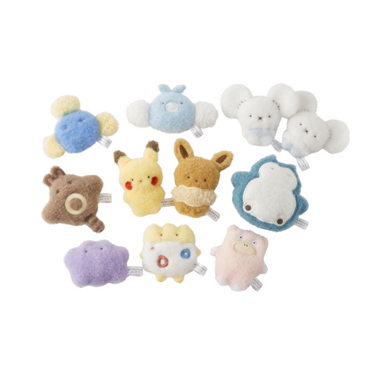 Pokemon Center Original Fluffy hand-sized mascot plush toy 10types New Japan