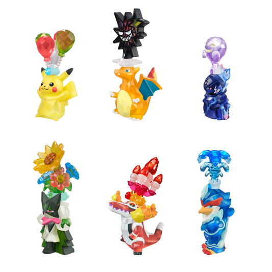 【PSL】Pokemon Kids Terrastar BANDAI Collection Toy 6 Types Set Pokémon Figure