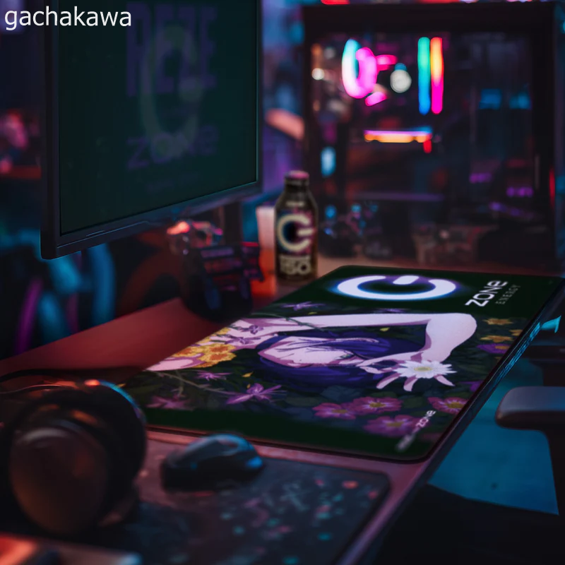 PSL Chainsaw Man x Zone Energy Drink Desk Mat REZE Type-A