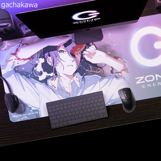 PSL Chainsaw Man x Zone Energy Drink Desk Mat REZE Type-B