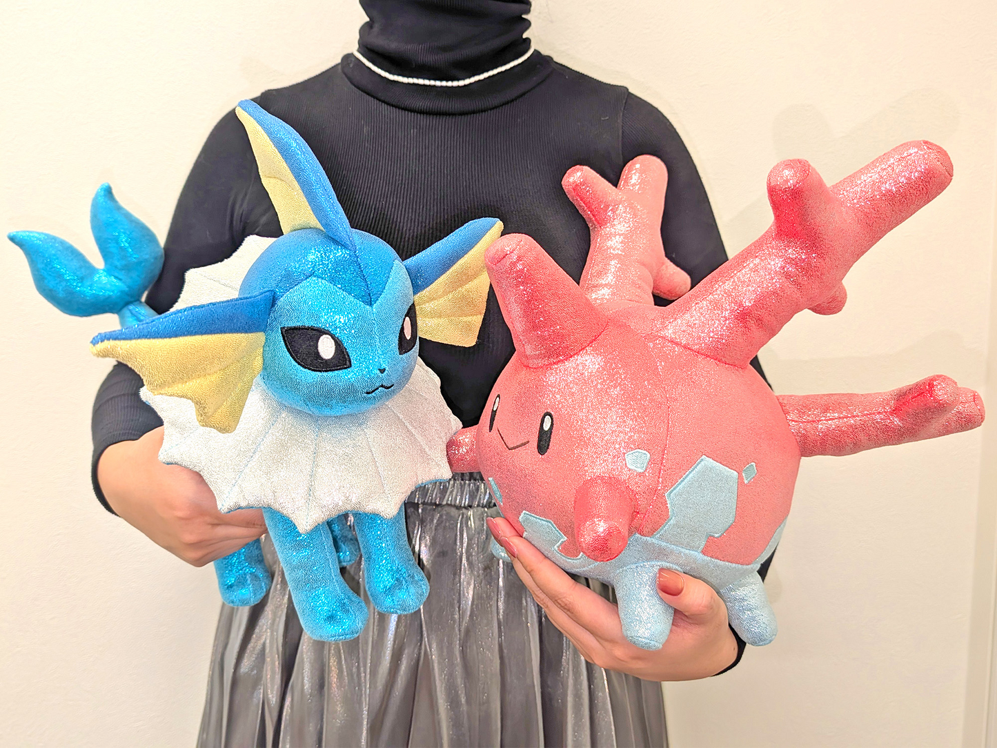 Pokemon Kirarin☆Glitter Plush dol Vaporeon Japan NEW Pokemon Center