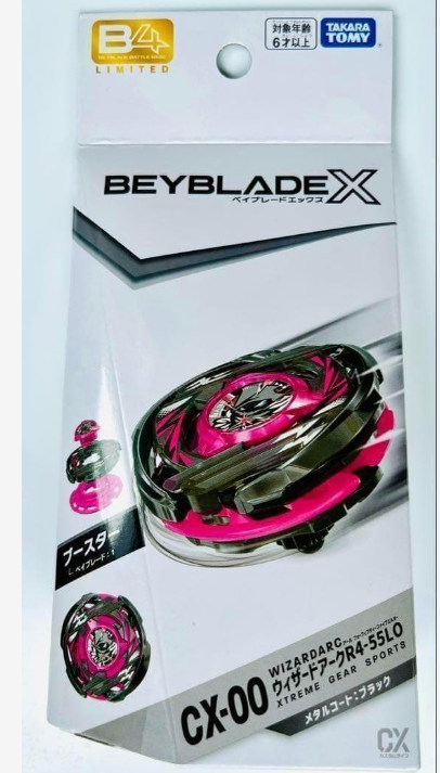 CX-00 BEYBLADE X Wizard Arc R4-55LO Metal Coat JAPAN Limited