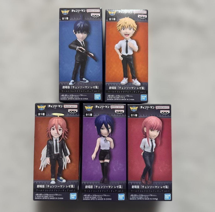 Chainsaw Man the Movie: Reze Arc World Collectable Figure Complete 5 Set