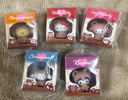 Sanrio Characters Miniature Package Collection set of 5 Gashapon Capsule Toys