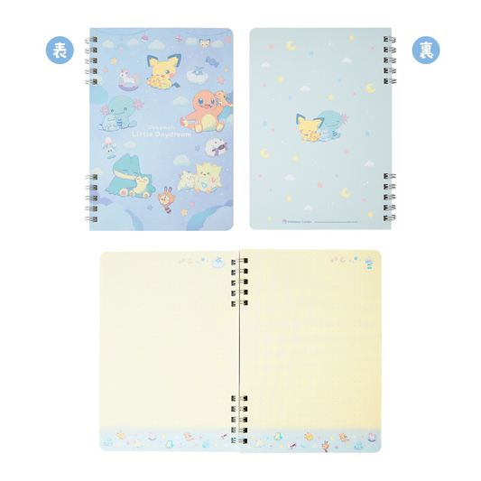 PSL Pokemon Center Original Pokémon Little Daydream B6 Ring Notebook
