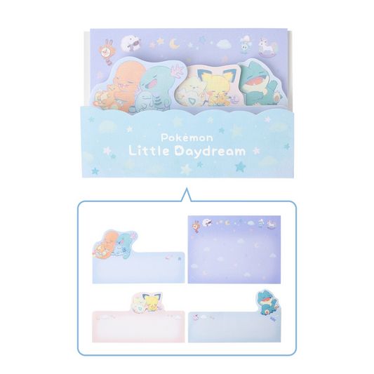 PSL Pokemon Center Original Pokémon Little Daydream Die-cut Block Sticky Notes