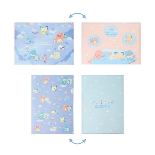PSL Pokemon Center Original Pokémon Little Daydream A4 Clear File Set of 2