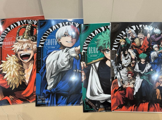 My Hero Academia Clear File 4 Set Limited Japan Only Saikyo Jump 2026 Code Gasha