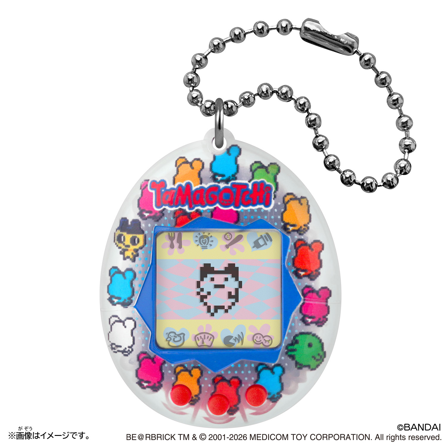 The Great Tamagotchi Exhibition Be@rbrick Tamagotchi 7cm New