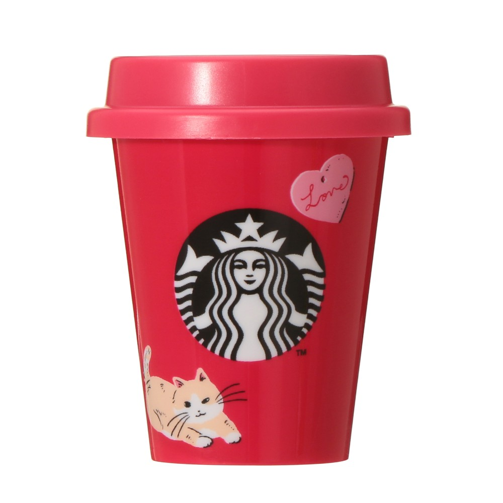 2026 Starbucks Japan Valentine's Day "BITTER & SWEET" Mini Cup Gift NEW