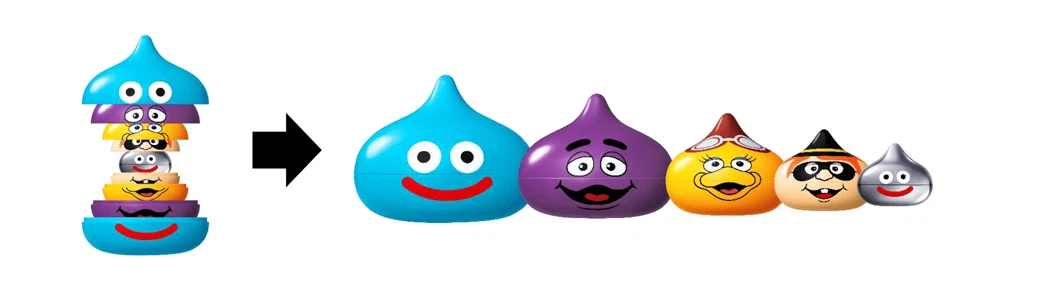 McDonald's x Dragon Quest Slime in Slime Accessory Case Figure limited