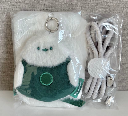 【SALE】Starbucks Japan 2025 New Year Shining Winter Long-tailed Tit Mini Shoulder Bag