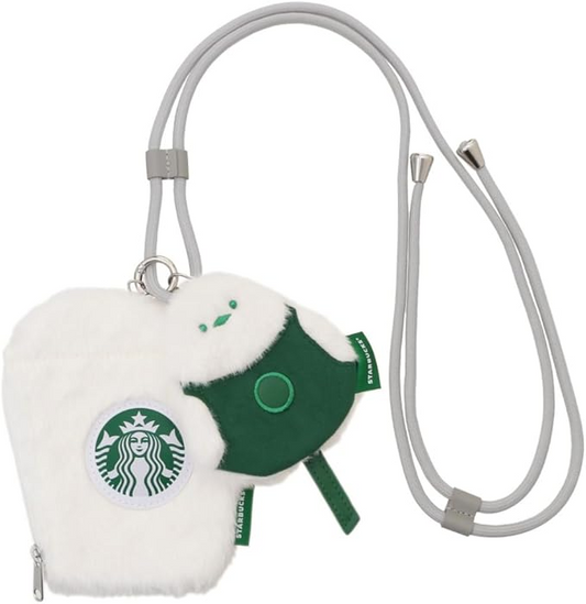 【SALE】Starbucks Japan 2025 New Year Shining Winter Long-tailed Tit Mini Shoulder Bag