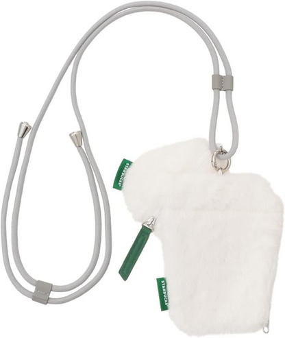 【SALE】Starbucks Japan 2025 New Year Shining Winter Long-tailed Tit Mini Shoulder Bag