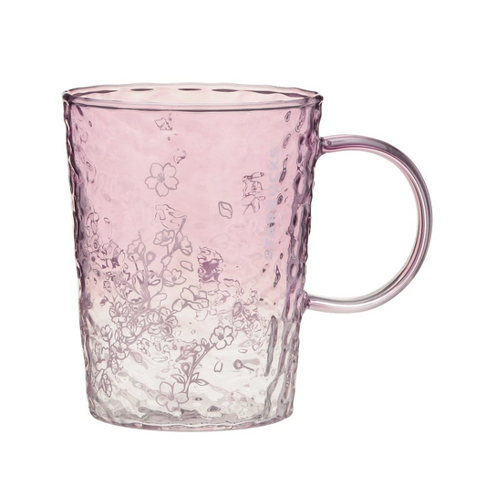 【SALE】Starbucks SAKURA 2025 Heat-resistant Glass Mug Pink Gradation 355ml
