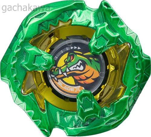 Beyblade X Croco Crunch 2-60Q Metal Coating Green CoroCoro comic 2025 ...