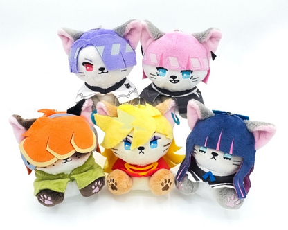 PSL Set of 5 New PANTY & STOCKING with GARTERBELT Petitmaru Plush Mascot