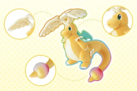 PSL Pokemon Center Original Mega Dragonite Plush Toy Pokémon LEGENDS Z-A