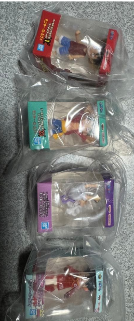 ONE PIECE World Collectible Figure Miniature Collection All 4 type Set BANDAI