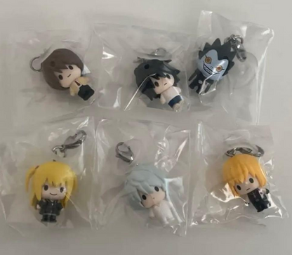 DEATH NOTE Miniature Key Charm set of 6 Gashapon Capsule Toys Gacha